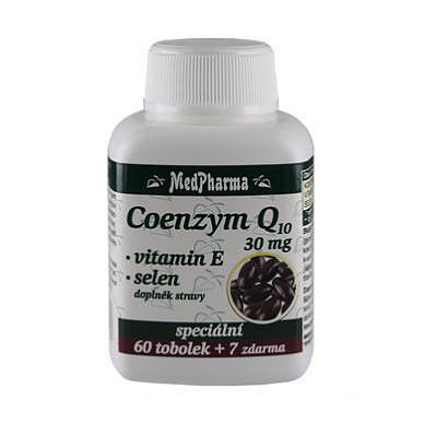 MedPharma Coenzym Q 10  30 mg+vitamín E+selen tablety 67