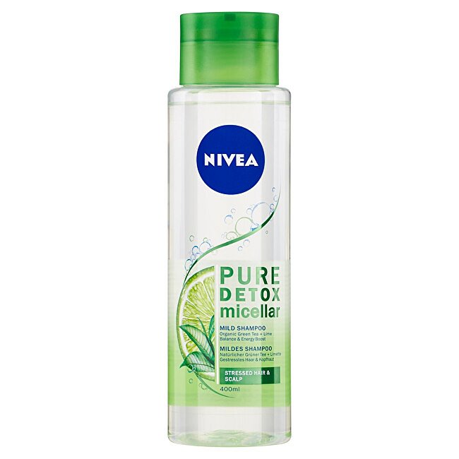 Nivea hydratační micelární šampon Pure Detox  400 ml
