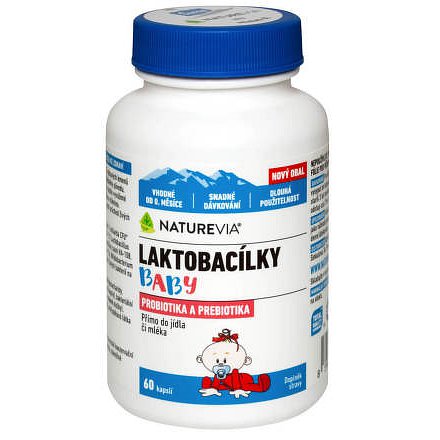 Swiss NatureVia Laktobacílky baby cps.60