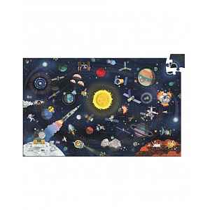 Djeco Puzzle Vesmír s popisem - 200 pcs