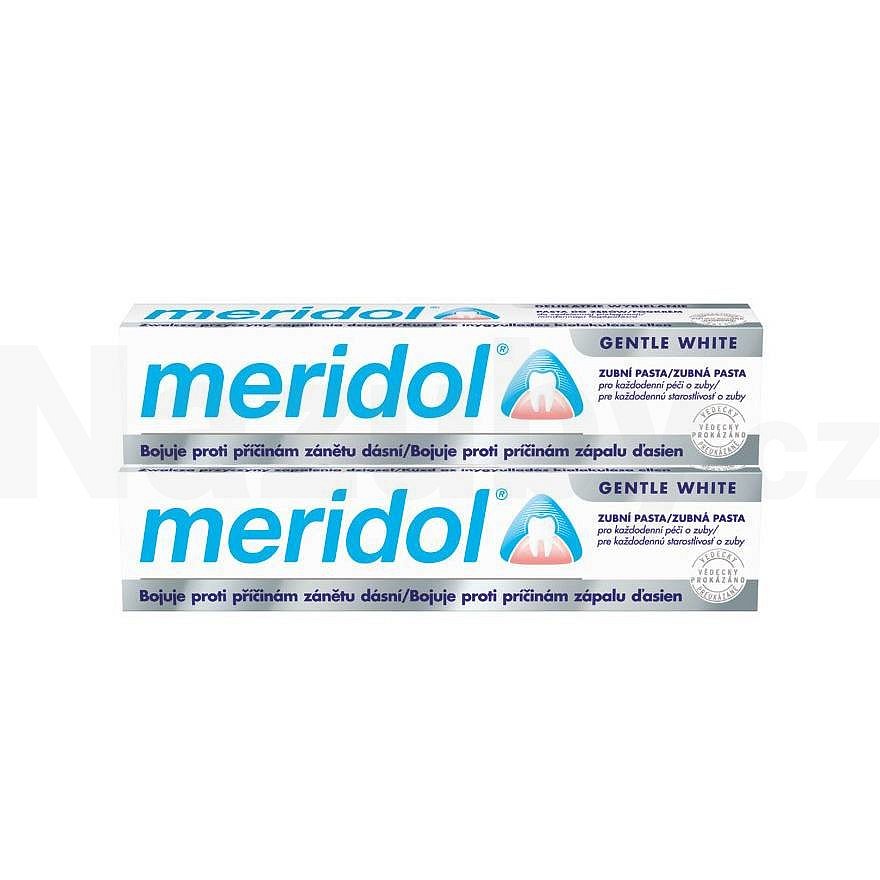 Meridol Gentle White zubní pasta 2x75 ml