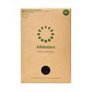 AllMatters Menstruační kalhotky - bikiny vel. XL 1 ks černé