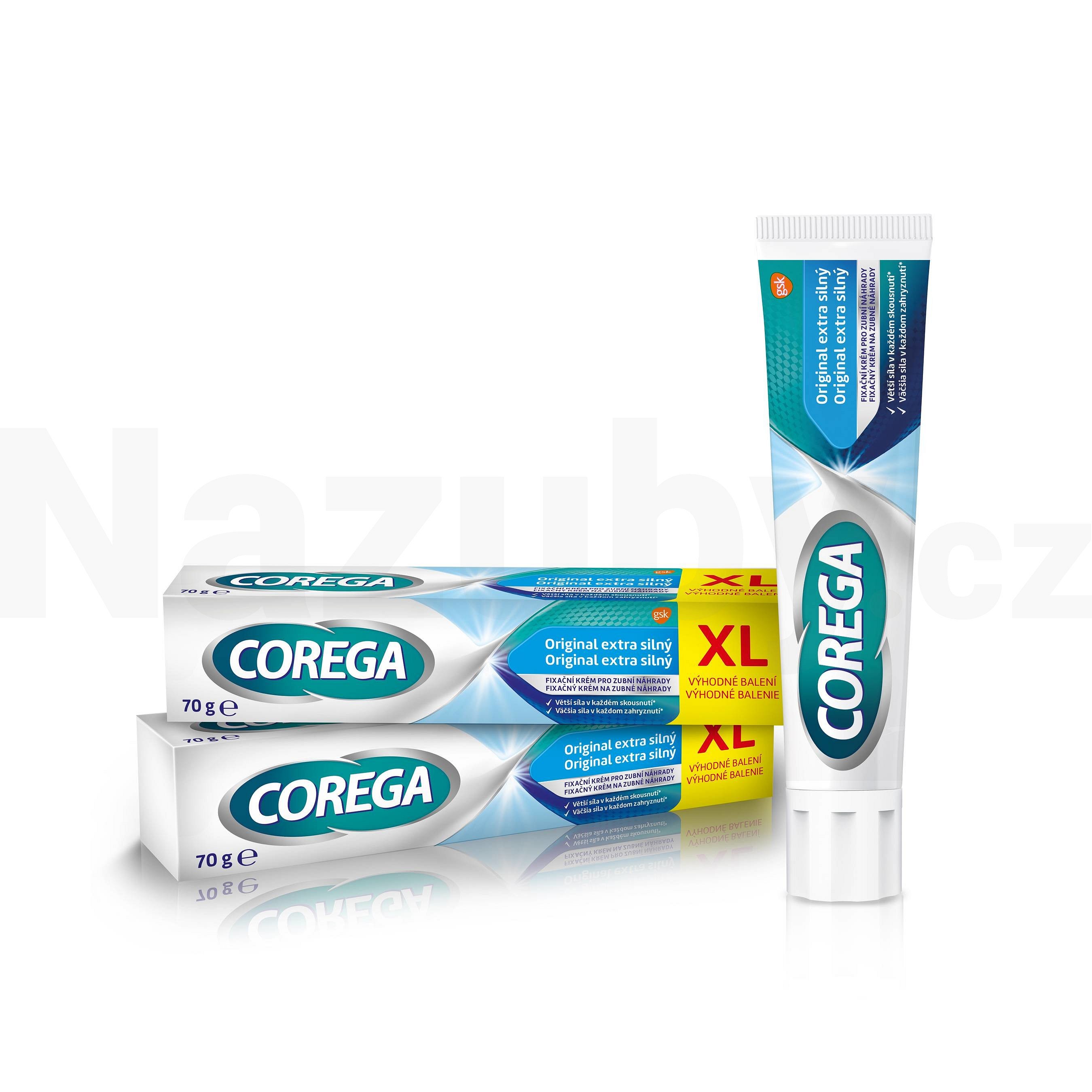Corega Fixační krém XL extra silný 2 x 70 g