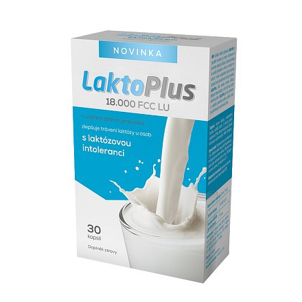 LaktoPlus pro osoby s laktózovou intolerancí 30 cps.