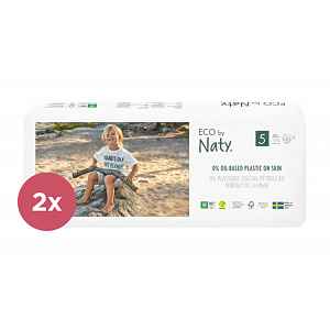 2x ECO BY NATY 5 Junior, 40 ks (11-25 kg) ECONOMY PACK - jednorázové pleny
