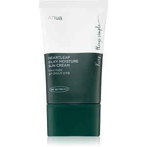 Anua Heartleaf Silky Moisture Sun Cream intenzivně hydratační denní krém SPF 50+ 50 ml