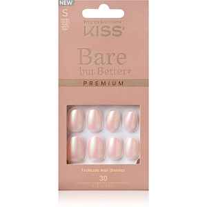 KISS Bare But Better Premium umělé nehty Mocha 30 ks