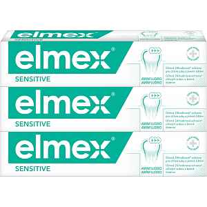 Elmex Sensitive pasta pro citlivé zuby 3 x 75 ml