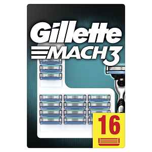 Gillette Mach3 náhradní hlavice 16 ks