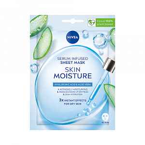 Nivea Skin Moisture hydratační textilní maska 1 ks