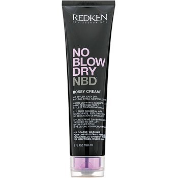 Redken No Blow Dry stylingový krém pro hrubé a nepoddajné vlasy s rychleschnoucím efektem  150 ml