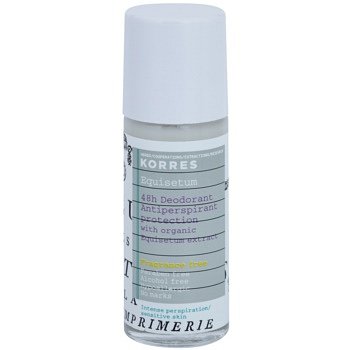 Korres Equisetum deodorant roll-on bez parfemace 48h 30 ml