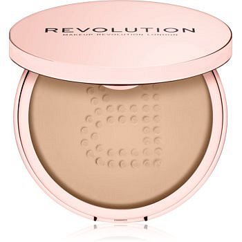 Makeup Revolution Conceal & Fix transparentní sypký pudr voděodolný odstín Medium Pink 13 g