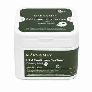 Mary & May CICA Houttuynia Tea Tree maska Calming Mask 30 pcs