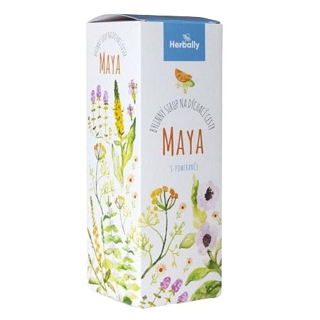 MAYA bylinný sirup na dýchací cesty s pomeranči 200ml