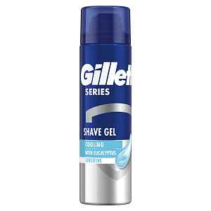 Gillette Series Sensitive Cool chladivý gel na holení 200 ml
