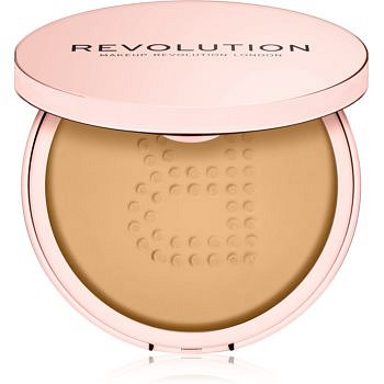 Makeup Revolution Conceal & Fix transparentní sypký pudr voděodolný odstín Deep Honey 13 g