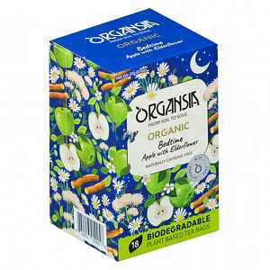 ORGANSIA Bed time apple elderflower ovocno-bylinný čaj BIO 18 sáčků