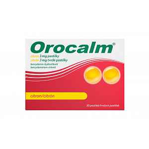 Orocalm Citron 3 mg 20 pastilek
