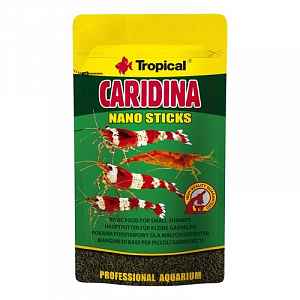 Tropical Caridina Nano Sticks 10g krmivo v podobě tyčiniek pro trpasličí krevetky