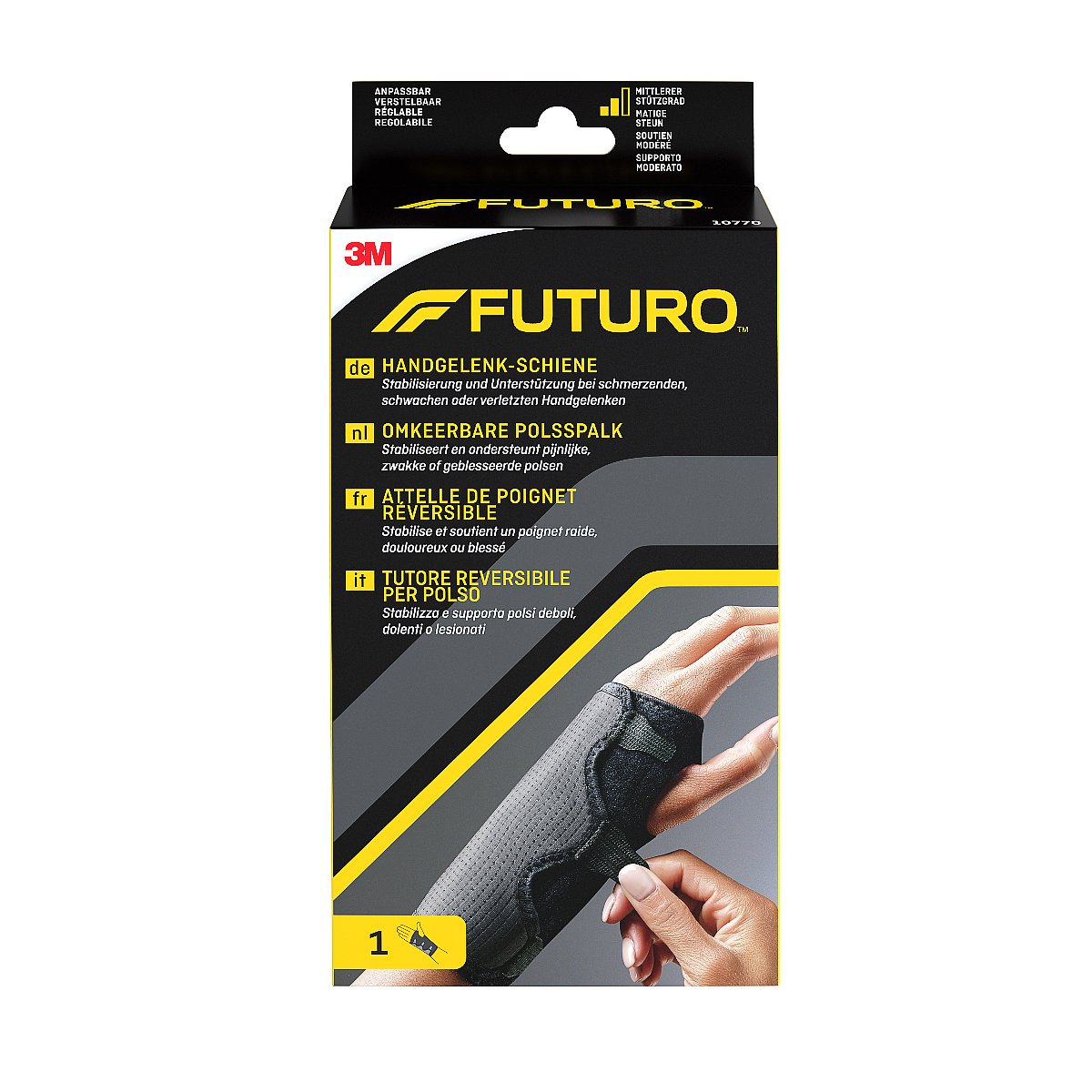 3M FUTURO™ Nastavitelná bandáž s dlahou na zápěstí 1 ks