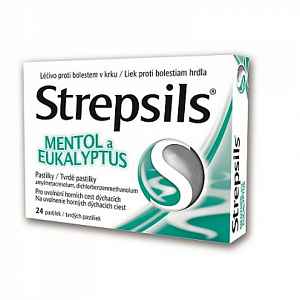 Strepsils Mentol a eukalyptus orm.pas.24 I