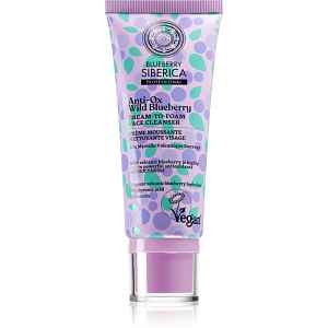 Natura Siberica Anti-Ox Wild Blueberry krémová čisticí pěna na obličej 100 ml