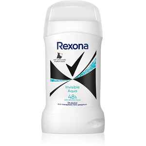 Rexona Invisible Aqua tuhý antiperspirant proti bílým a žlutým skvrnám 50 ml