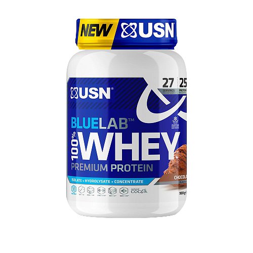 USN BlueLab 100% Whey Protein Premium čokoláda 908g