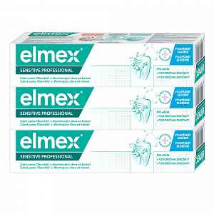 Elmex Sensitive Professional zubní pasta 3x75 ml