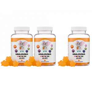Království zdraví 2+1 ZDARMA Královská Probiotika pro děti ve formě gumových bonbónů
