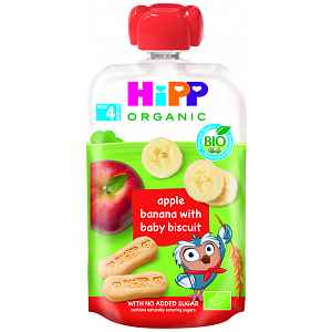 HiPP BIO Jablko-Banán-Baby sušenky od uk. 4.-6. měsíce