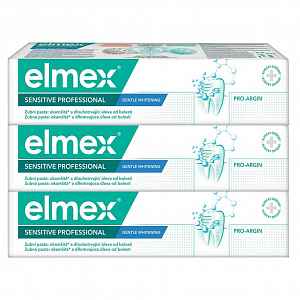 Elmex Sensitive Professional Gentle Whitening zubní pasta 3x75 ml