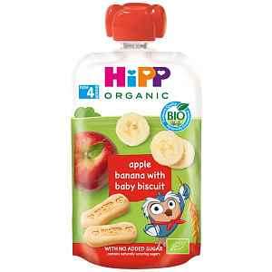 HiPP BIO Jablko-Banán-Baby sušenky od uk. 4.-6. měsíce