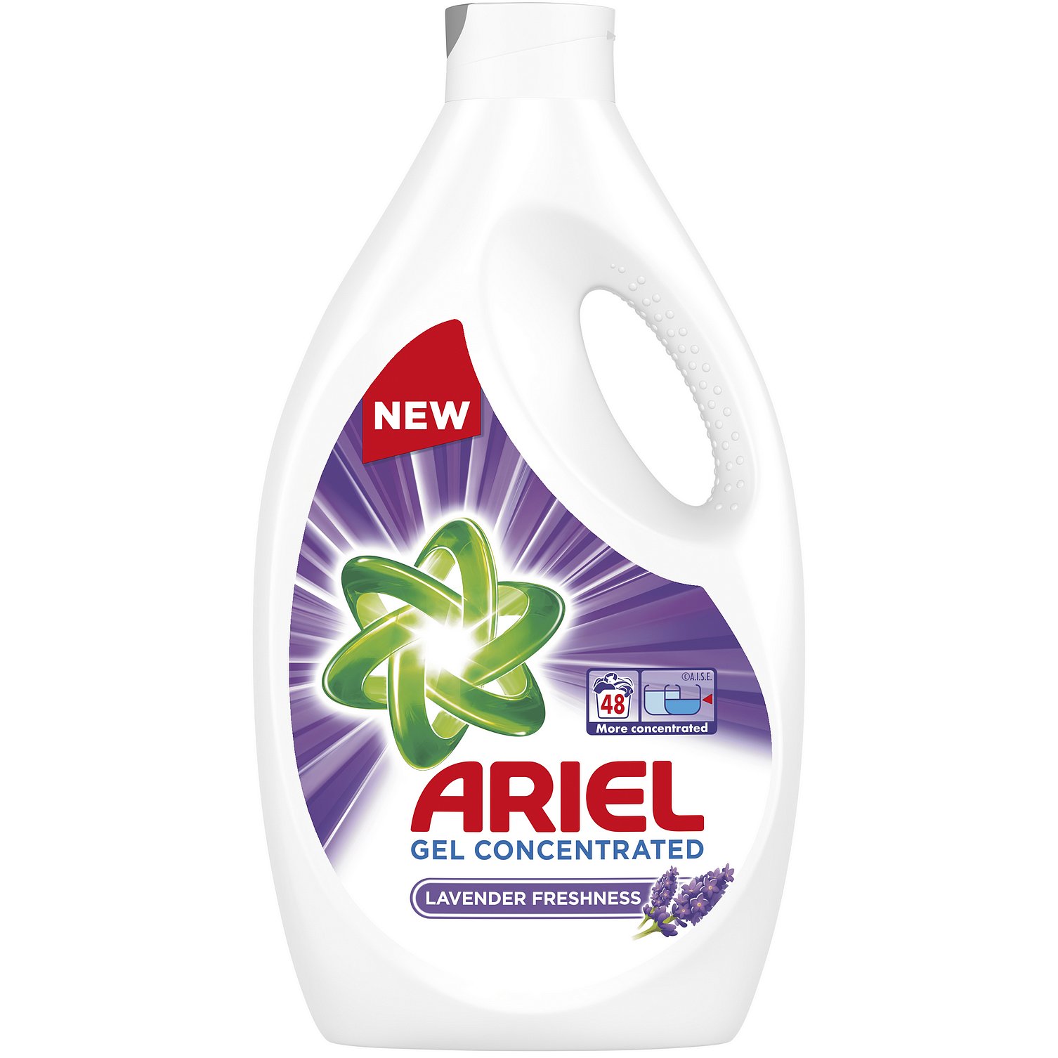 ARIEL Lavender 2,64 L (48 praní) – Prací gel