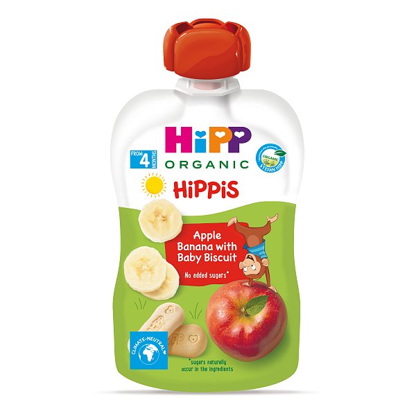 HiPP BIO Jablko-Banán-Baby sušenky od uk. 4.-6. měsíce