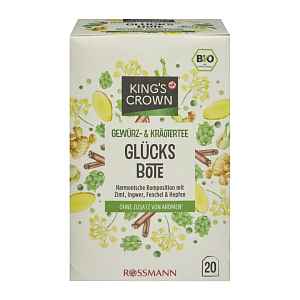 King's Crown BIO Bylinkový čaj Koření štěstí 40 g