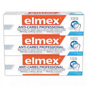 Elmex Caries Protection s aminfluoridem 3x75 ml