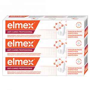 Elmex Caries Protection s aminfluoridem 3x75 ml