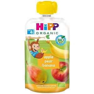 HiPP BIO 100% ovoce Jablko-Hruška-Banán 100g