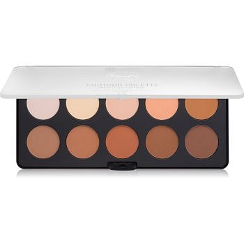 BH Cosmetics Studio Pro paleta na kontury obličeje s rozjasňovačem  22 g