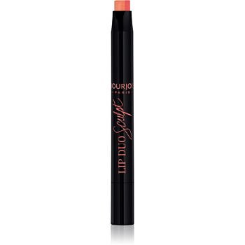 Bourjois Duo Sculpt dvoubarevná rtěnka odstín 02 Peach-Shake 1,1 g