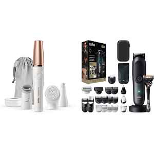 Braun FaceSpa Pro SE911 & All-in-One Series 9 sada na pleť, vlasy a vousy