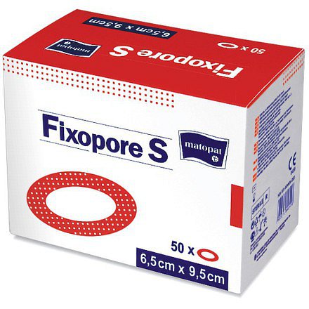 Fixopore S ovál 6.5x9.5cm á 1ks sterilní náplast