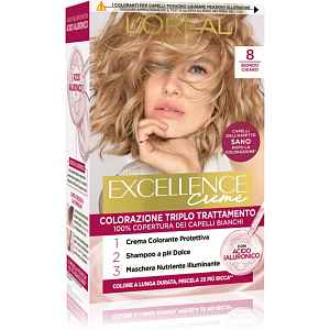 L’Oréal Paris Excellence Creme barva na vlasy odstín 8 Biondo Chiaro 1 ks