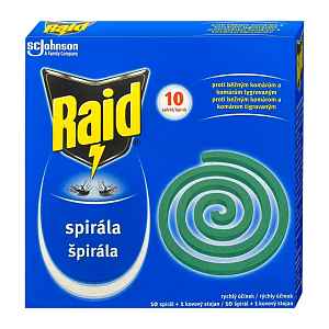 Raid Spirála proti komárům 10 ks