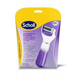 Scholl Expertcare Velvet Smooth 2in1 elektrický pilník purple