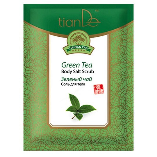 TianDe Telová sůl Zelený čaj 60g