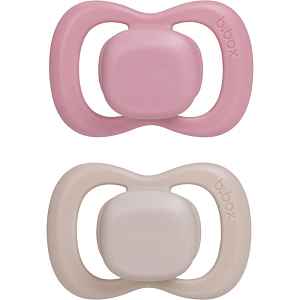 B.Box Silicone 0-6m dudlík Berry/Blush 2 ks