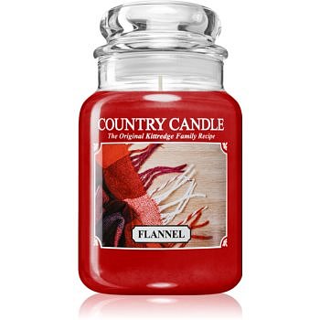 Country Candle Flannel vonná svíčka 652 g